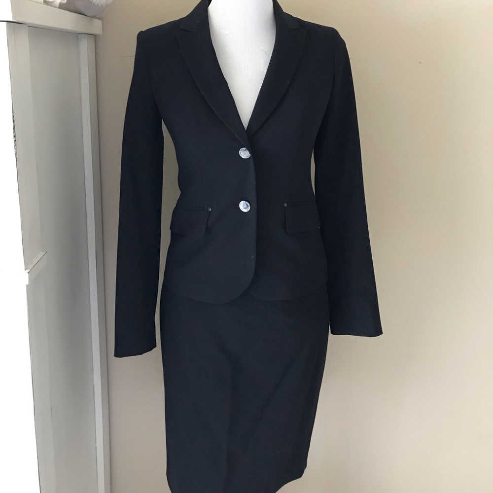 Calvin Klein Navy Women’s Suit Jacket & Skirt